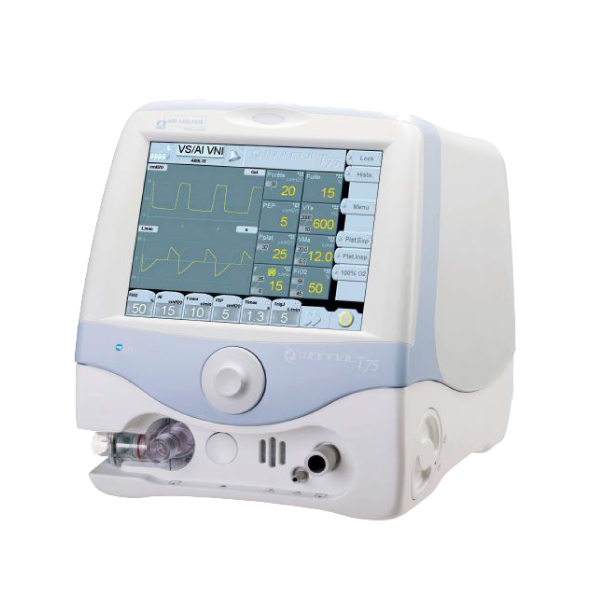 VENTILADOR CUIDADO INTENSIVO ADULTO PEDIATRICO MONNAL T75 AIR LIQUIDE, MARCA: MONNAL