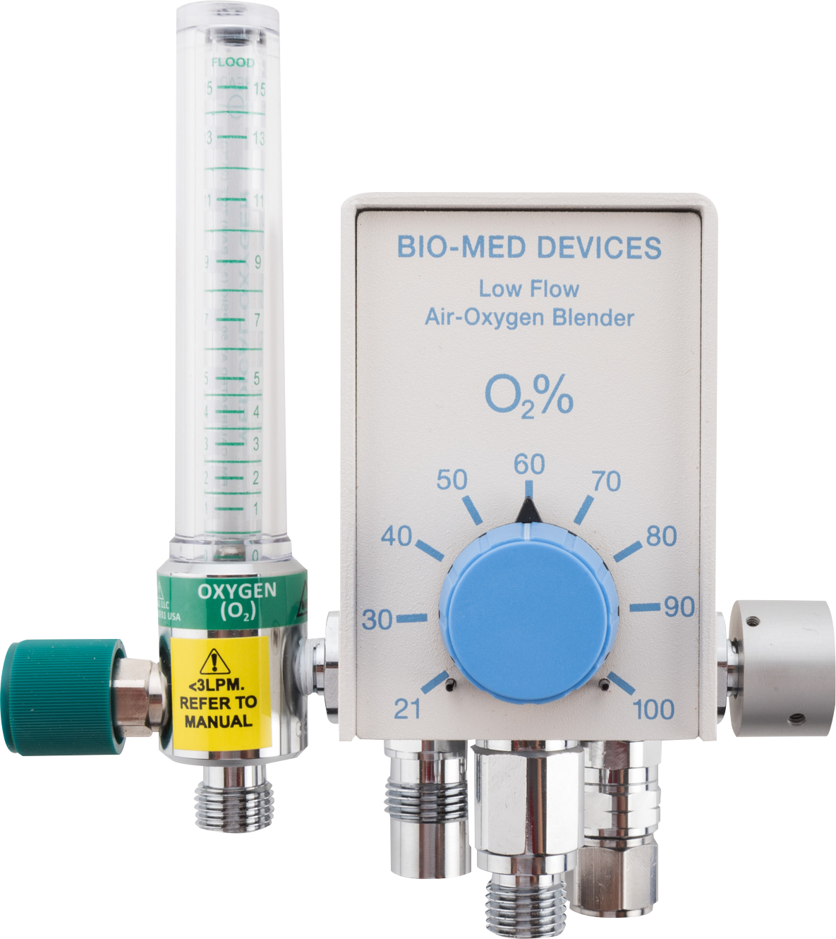 BLENDER BIOMED SERIE BAJO FLUJO CON FLUJOMETRO DE 0 A 15 LPM REF: 2003FL, MARCA: BIOMED