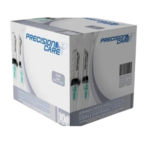 JERINGA DESECHABLE ESTÉRIL 2ML 23GX1
