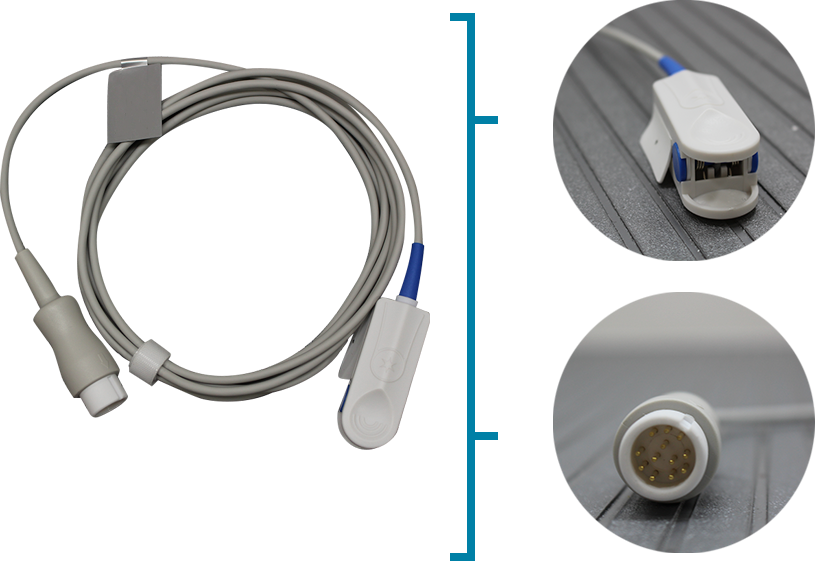 SENSOR SPO2 ADULTO COMEN C70, C90 REF: P9361H, MARCA: MEDKE