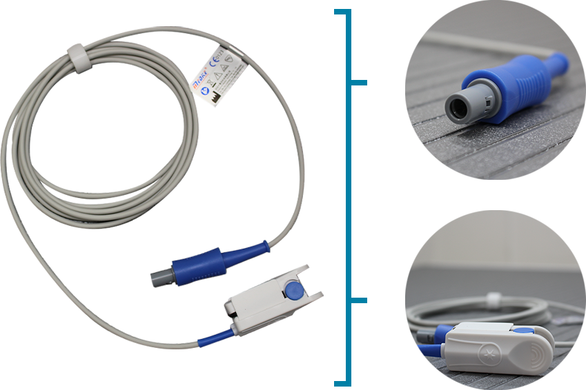 SENSOR SPO2 ADULTO MINDRAY-EDAN REF P9318E, MARCA: MEDKE