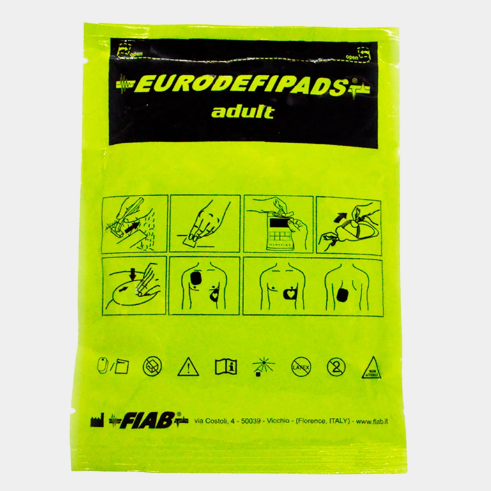 ELECTRODO MULTIFUNCIONAL EURO DEFI PADS TIPO ADULTO SCHILLER FRED EASY REF F7956, MARCA FIAB