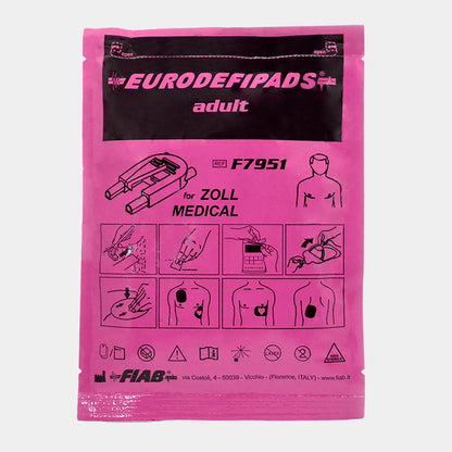 ELECTRODO MULTIFUNCIONAL EURO DEFI PADS TIPO ADULTO REF F7951, MARCA FIAB