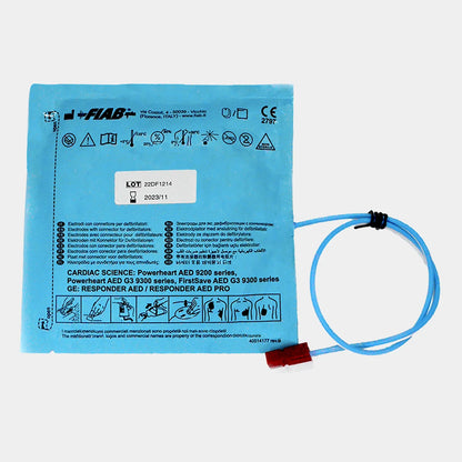 ELECTRODO MULTIFUNCIONAL EURO DEFI PADS ADULTO CARDIAC SCIENCE GE REF F7957W, MARCA FIAB