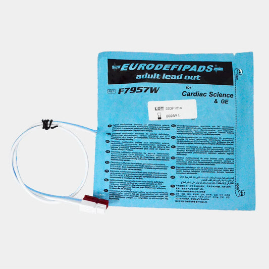 ELECTRODO MULTIFUNCIONAL EURO DEFI PADS ADULTO CARDIAC SCIENCE GE REF F7957W, MARCA FIAB