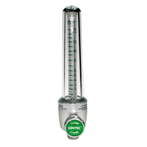 FLUJOMETRO ALUMINIO 15 LPM O2 GENTEC