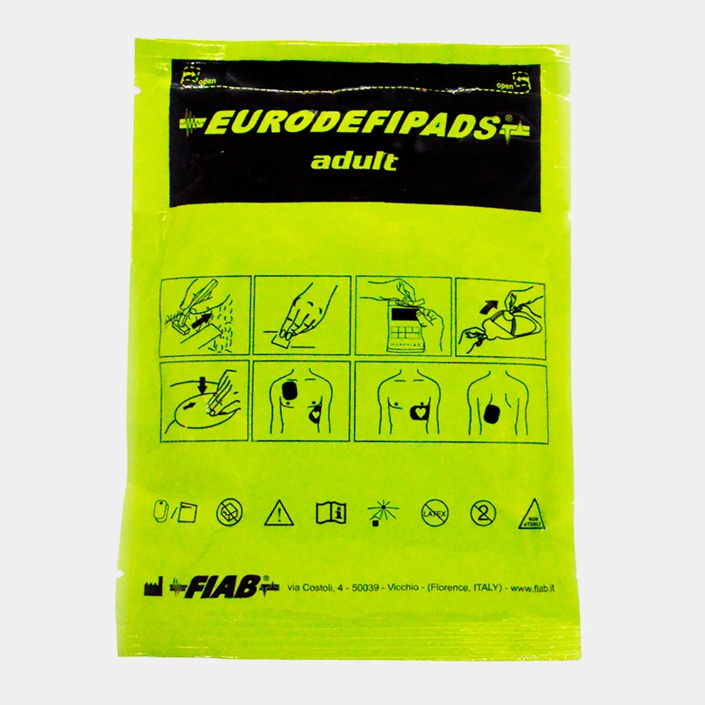 ELECTRODOS DESECHABLES ADULTO CU-MEDICAL IPAD NF1200 REF F7959