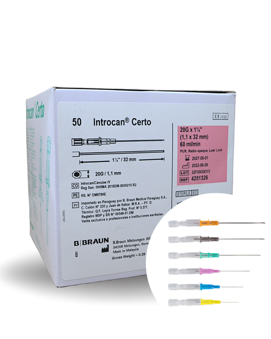 INTROCAN® / INTROCAN® CERTO CAJA X 50 UND