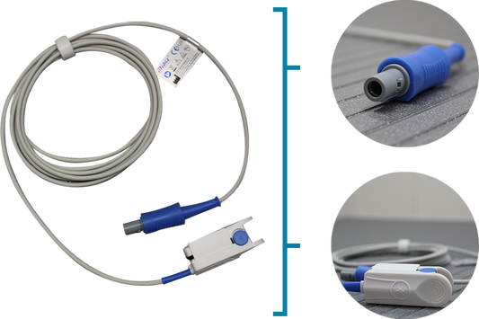 SENSOR SPO2 ADULTO MINDRAY-EDAN REF P9318E, MARCA: MEDKE